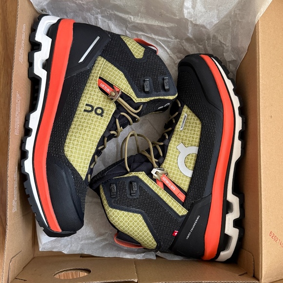 On Running Cloudalpine Waterproof – Women’s US 8.5 – “Safari / Black” – New - Picture 1 of 7